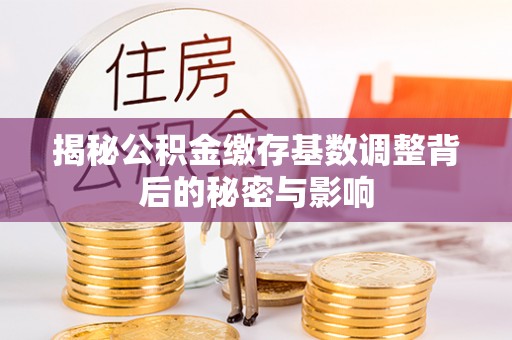 龙子湖揭秘公积金缴存基数调整背后的秘密与影响