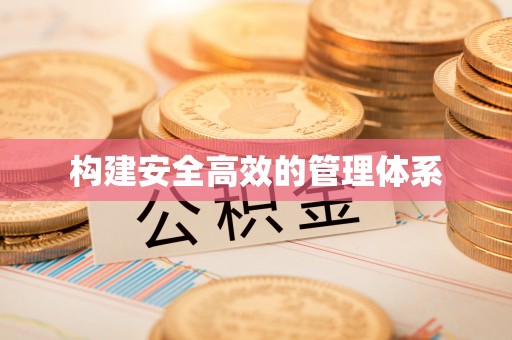 龙子湖构建安全高效的管理体系