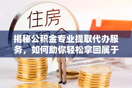 龙子湖揭秘公积金专业提取代办服务，如何助你轻松拿回属于你的资金