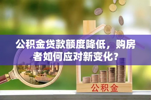 龙子湖公积金贷款额度降低，购房者如何应对新变化？