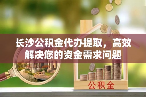 龙子湖长沙公积金代办提取，高效解决您的资金需求问题