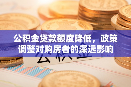 龙子湖公积金贷款额度降低，政策调整对购房者的深远影响