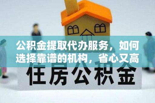 龙子湖公积金提取代办服务，如何选择靠谱的机构，省心又高效
