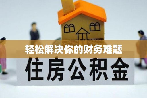 龙子湖轻松解决你的财务难题