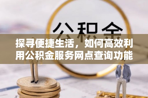 龙子湖探寻便捷生活，如何高效利用公积金服务网点查询功能