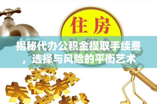 龙子湖揭秘代办公积金提取手续费，选择与风险的平衡艺术