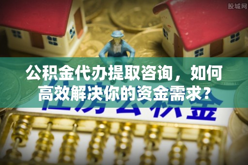 龙子湖公积金代办提取咨询，如何高效解决你的资金需求？