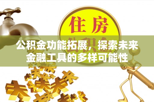 龙子湖公积金功能拓展，探索未来金融工具的多样可能性