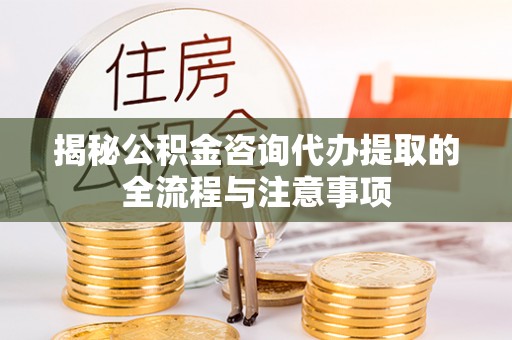 龙子湖揭秘公积金咨询代办提取的全流程与注意事项
