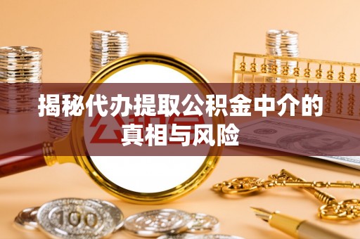 龙子湖揭秘代办提取公积金中介的真相与风险