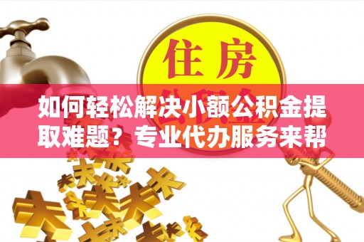 龙子湖如何轻松解决小额公积金提取难题？专业代办服务来帮忙