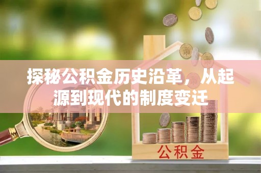 龙子湖探秘公积金历史沿革，从起源到现代的制度变迁