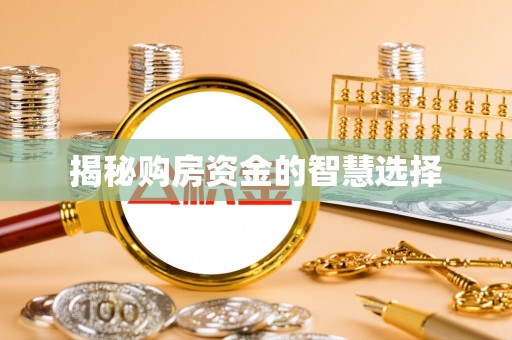 龙子湖揭秘购房资金的智慧选择