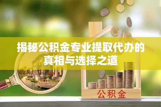 龙子湖揭秘公积金专业提取代办的真相与选择之道