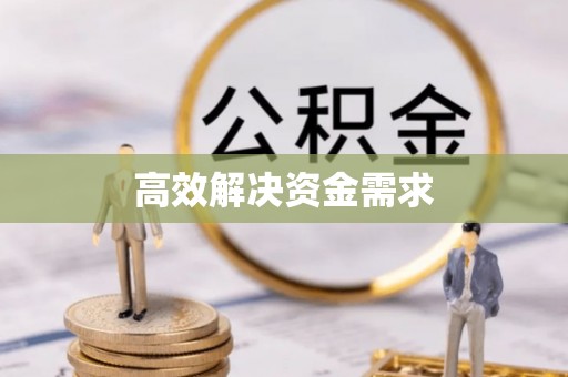 龙子湖高效解决资金需求