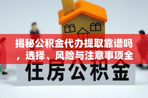 龙子湖揭秘公积金代办提取靠谱吗，选择、风险与注意事项全解析