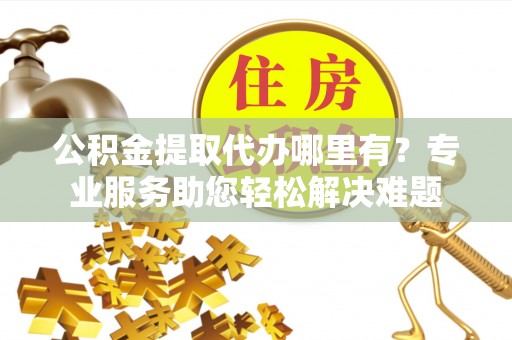 龙子湖公积金提取代办哪里有？专业服务助您轻松解决难题