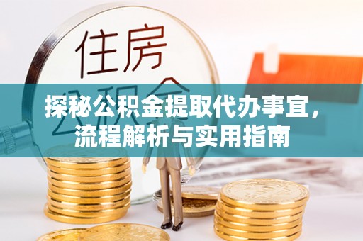 龙子湖探秘公积金提取代办事宜，流程解析与实用指南