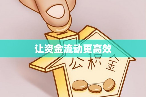 龙子湖让资金流动更高效