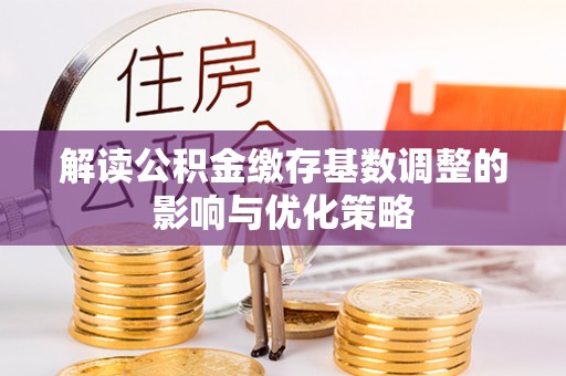 龙子湖解读公积金缴存基数调整的影响与优化策略