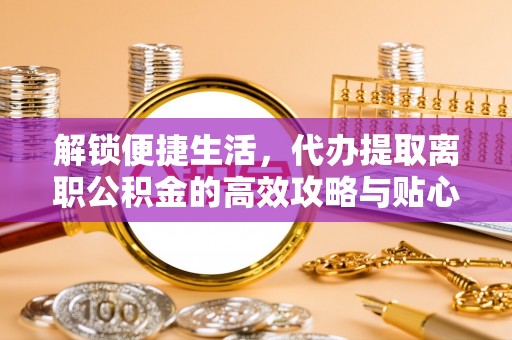龙子湖解锁便捷生活，代办提取离职公积金的高效攻略与贴心建议
