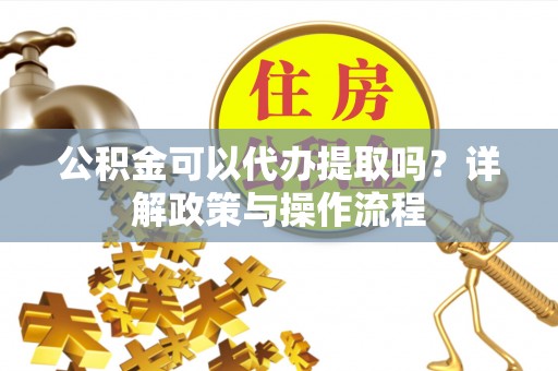 龙子湖公积金可以代办提取吗？详解政策与操作流程