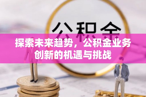 龙子湖探索未来趋势，公积金业务创新的机遇与挑战