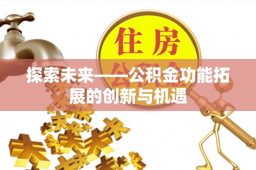 龙子湖探索未来——公积金功能拓展的创新与机遇