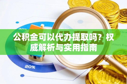 龙子湖公积金可以代办提取吗？权威解析与实用指南
