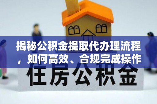 龙子湖揭秘公积金提取代办理流程，如何高效、合规完成操作