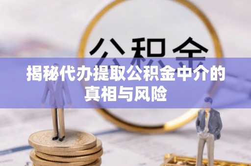 龙子湖揭秘代办提取公积金中介的真相与风险