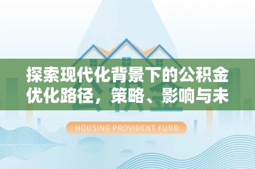 龙子湖探索现代化背景下的公积金优化路径，策略、影响与未来展望