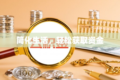 龙子湖简化生活，轻松获取资金
