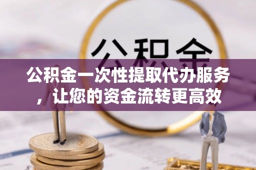 龙子湖公积金一次性提取代办服务，让您的资金流转更高效